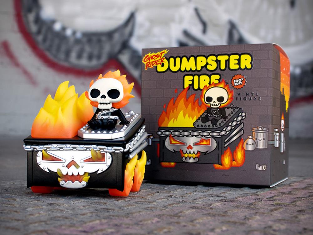 Marvel Ghost Rider Dumpster Fire Vinyl Figure