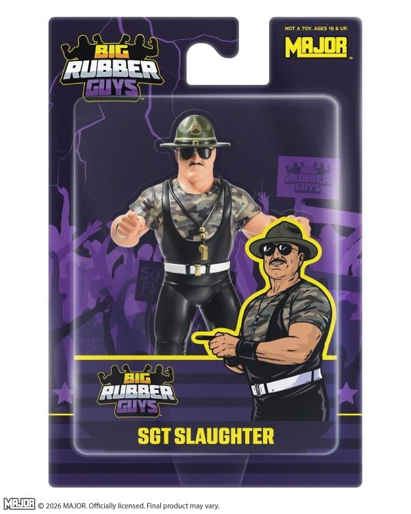 Big Rubber Guys Baby Face Sgt. Slaughter Figure Gallery Image 4