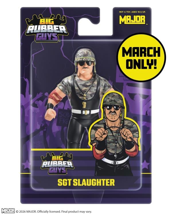 Big Rubber Guys Heel Sgt. Slaughter Figure Gallery Image 4