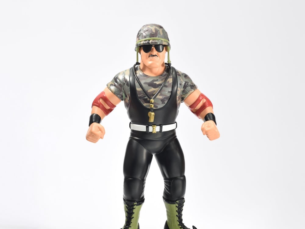 Big Rubber Guys Heel Sgt. Slaughter Figure