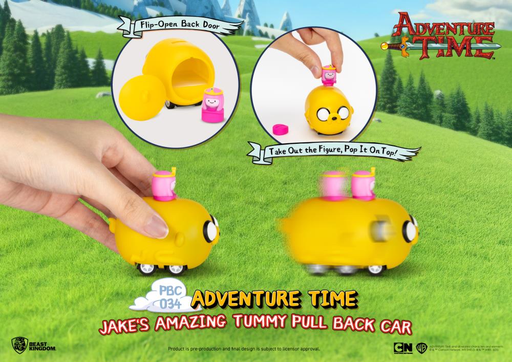 Adventure Time PBC-034 Jake's Amazing Tummy Random Pull Back Car