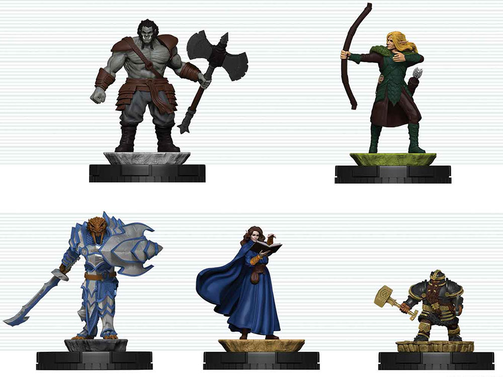 Dungeons & Dragons HeroClix Series One Brick of 8 Booster Boxes Gallery Image 1