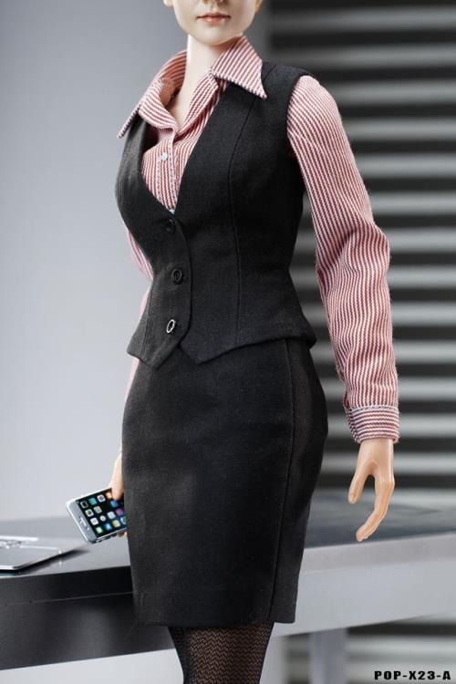 1/6 Scale Office Lady Business Suit - Black Gallery Image 5