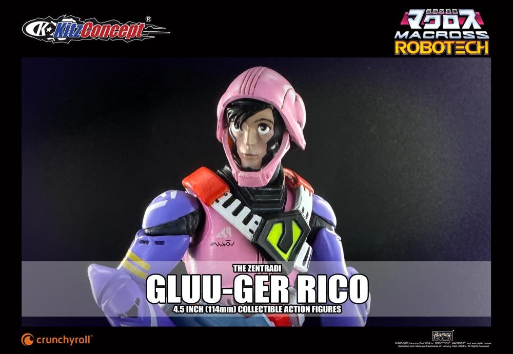 Macross Gluu-Ger Rico 4.5" Action Figure Gallery Image 4