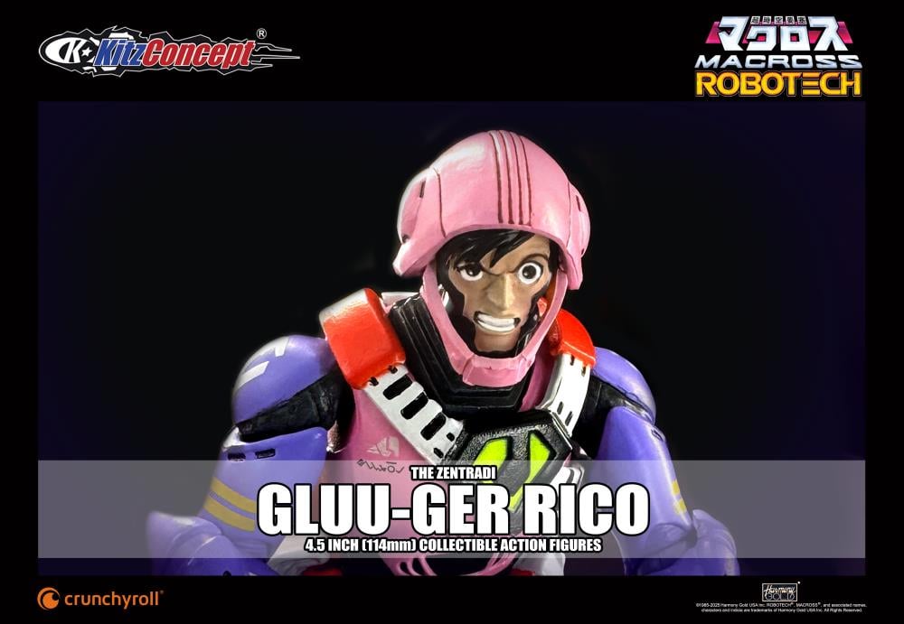 Macross Gluu-Ger Rico 4.5" Action Figure Gallery Image 5