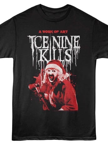 Ice Nine Kills Terrifier Christmas Axe T-Shirt Gallery Image 2