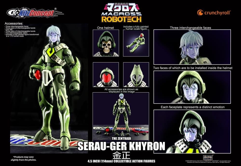 Macross Serau-Ger Khyron 4.5" Action Figure Gallery Image 12