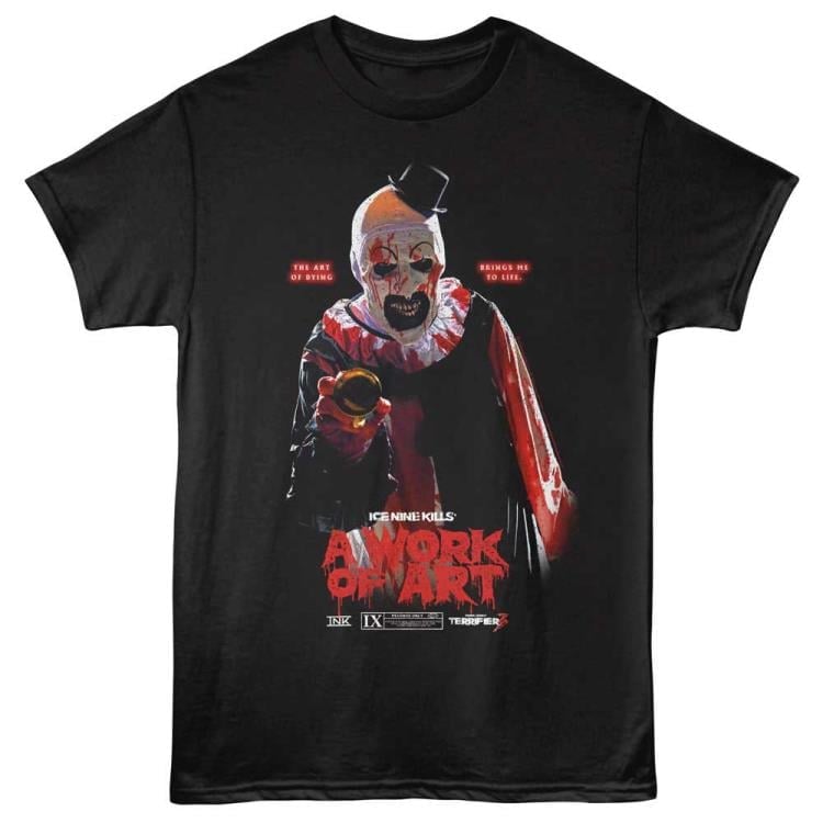 Ice Nine Kills Terrifier A Work of Art T-Shirt