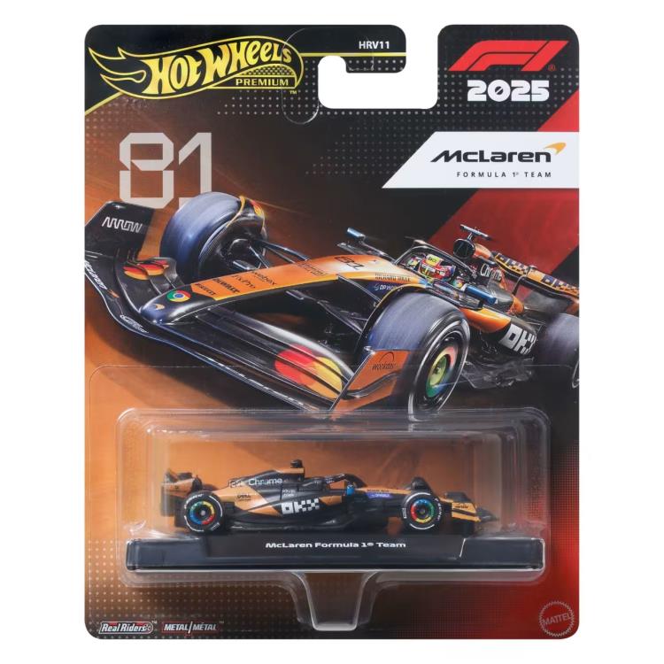 Hot Wheels Premium Formula 1 2025 McLaren Formula One Team Driver