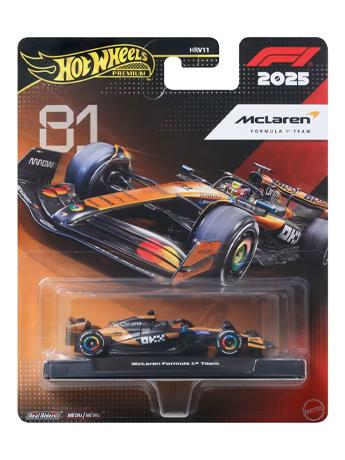 山*一様 Hot Wheels F1 Ferrari McLaren Jorda Hot Wheels Premium Formula 1 2025 McLaren Formula One Team Driver