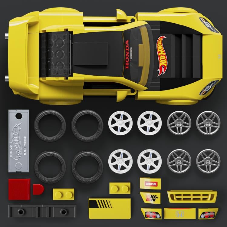 Hot Wheels Speed Series Mattel Brick Shop Custom '07 Honda S2000 Building Set Gallery Image 7