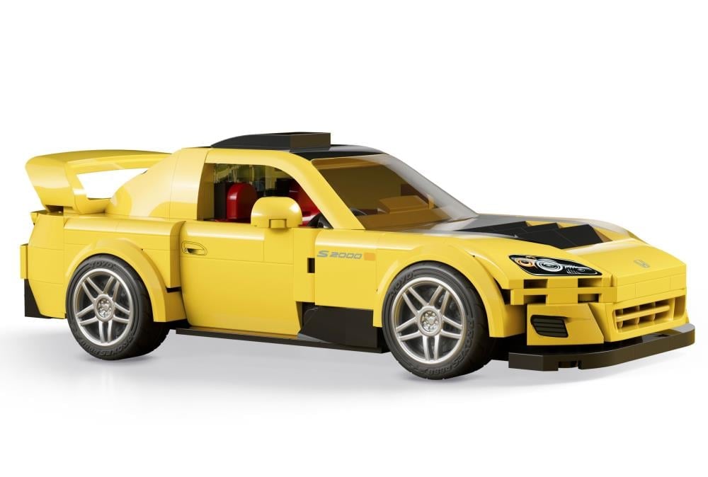 Hot Wheels Speed Series Mattel Brick Shop Custom '07 Honda S2000 Building Set Gallery Image 3