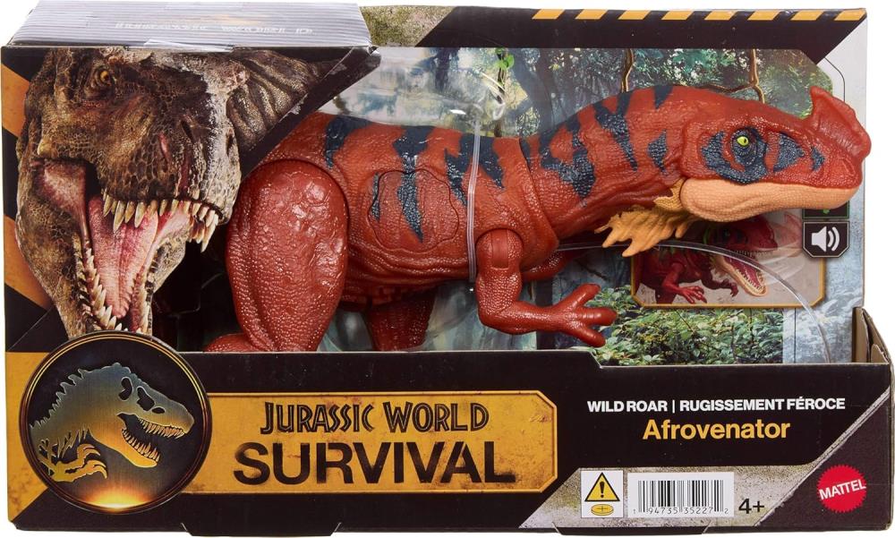 Jurassic World Survival Wild Roar Afrovenator Dinosaur Toy Gallery Image 6