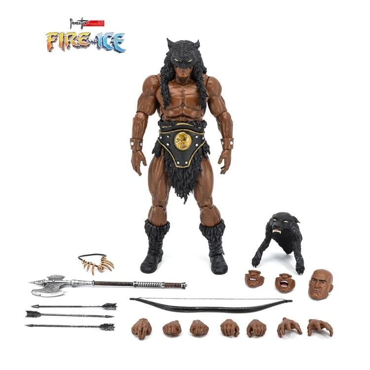 Fire and Ice ICON Collectibles Dark Wolf (Ver. 2) 1/12 Scale