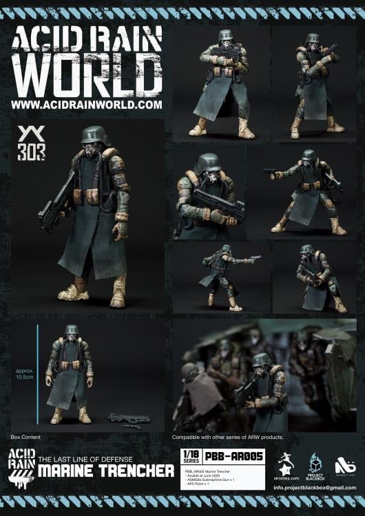 Acid Rain: Project Black Box PBB-AR005 Marine Trencher 1/18 Scale Action Figure Gallery Image 11
