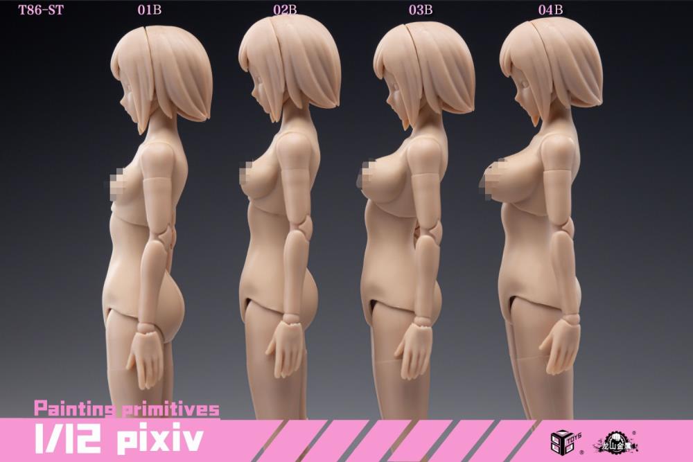 Female Body (Medium Bust Ver. B) 1/12 Scale Action Figure Gallery Image 5