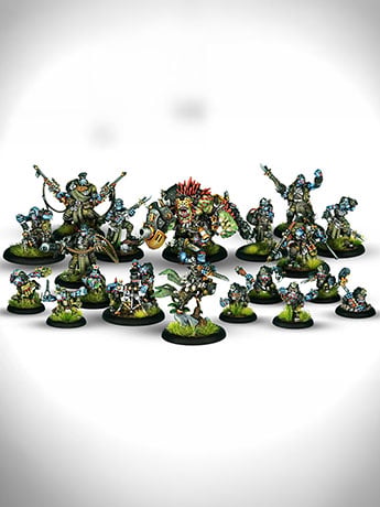 Warmachine: Southern Kriels Kithguard Core Expansion Miniatures Set Gallery Image 2