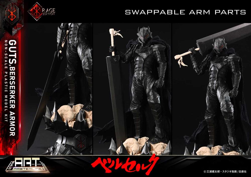 Berserk Build Art Masterline Guts Berserker Armor (Rage Edition) Pre-Assembled Model Kit Gallery Image 25