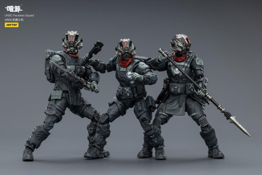 Dark Source UNSC Faceless Squad 1/25 Scale Action Figure Set Gallery Image 5