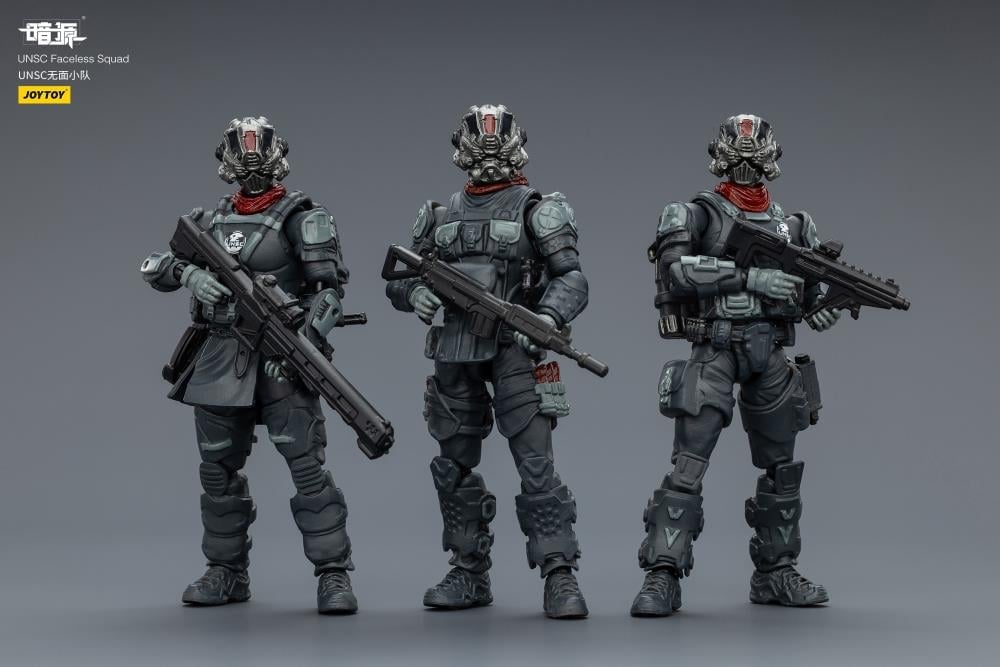 Dark Source UNSC Faceless Squad 1/25 Scale Action Figure Set Gallery Image 4