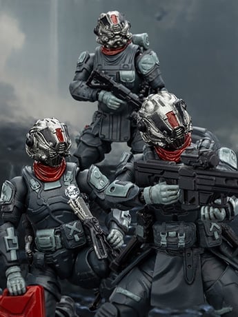 Dark Source UNSC Faceless Squad 1/25 Scale Action Figure Set Gallery Image 2