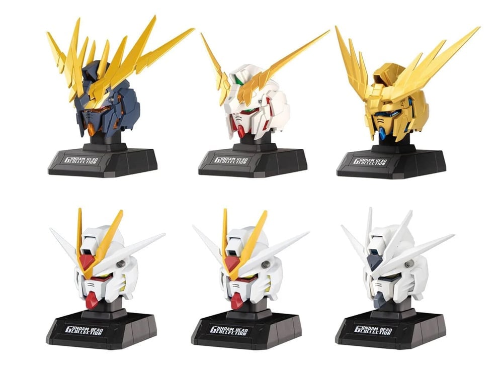 Mobile Suit Gundam Gundam Head Collection Vol. 1 Box of 6 Random