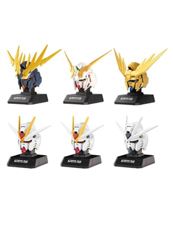 Mobile Suit Gundam Gundam Head Collection Vol. 1 Box of 6 Random