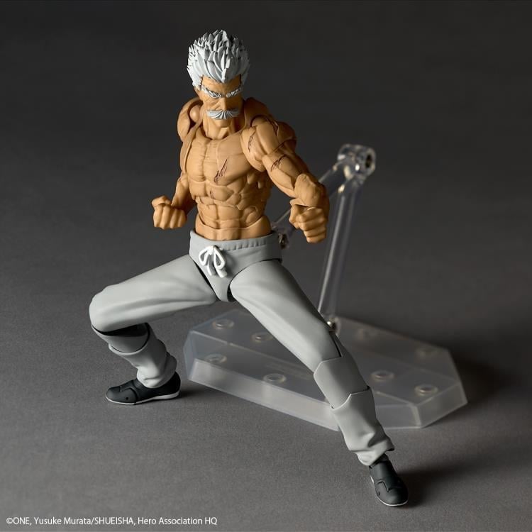 One-Punch Man Amazing Yamaguchi Revoltech NR113 Bang (Silver Fang Ver.) Action Figure Gallery Image 5