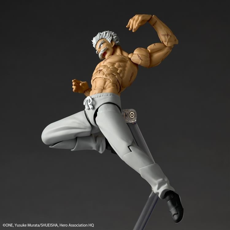 One-Punch Man Amazing Yamaguchi Revoltech NR113 Bang (Silver Fang Ver.) Action Figure Gallery Image 7