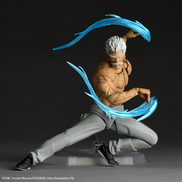 One-Punch Man Amazing Yamaguchi Revoltech NR113 Bang (Silver Fang Ver.) Action Figure Gallery Image 12