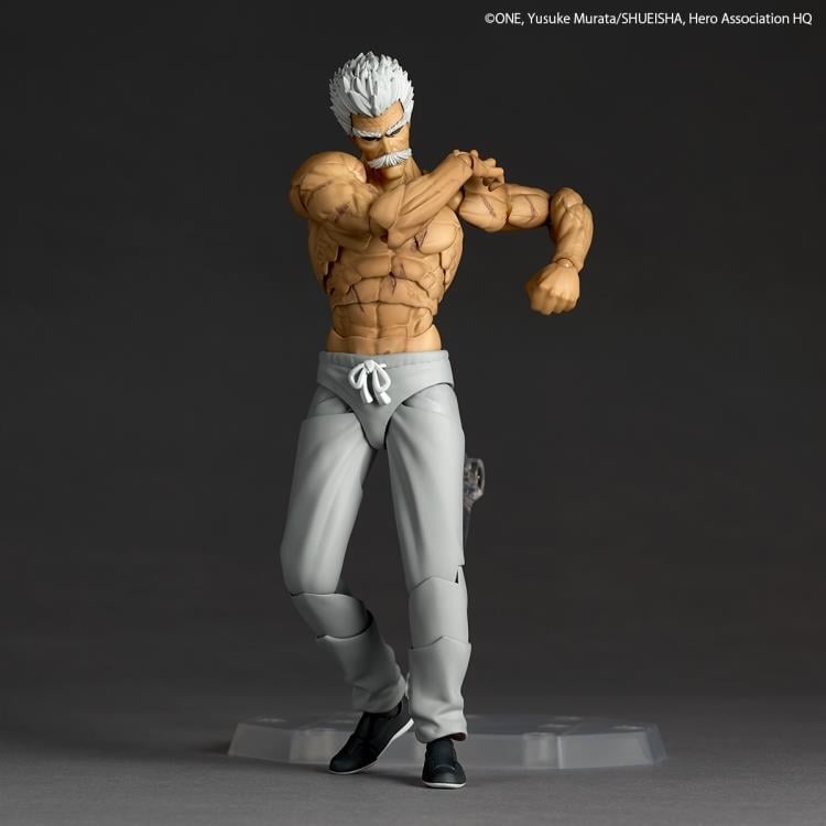 One-Punch Man Amazing Yamaguchi Revoltech NR113 Bang (Silver Fang Ver.) Action Figure Gallery Image 6
