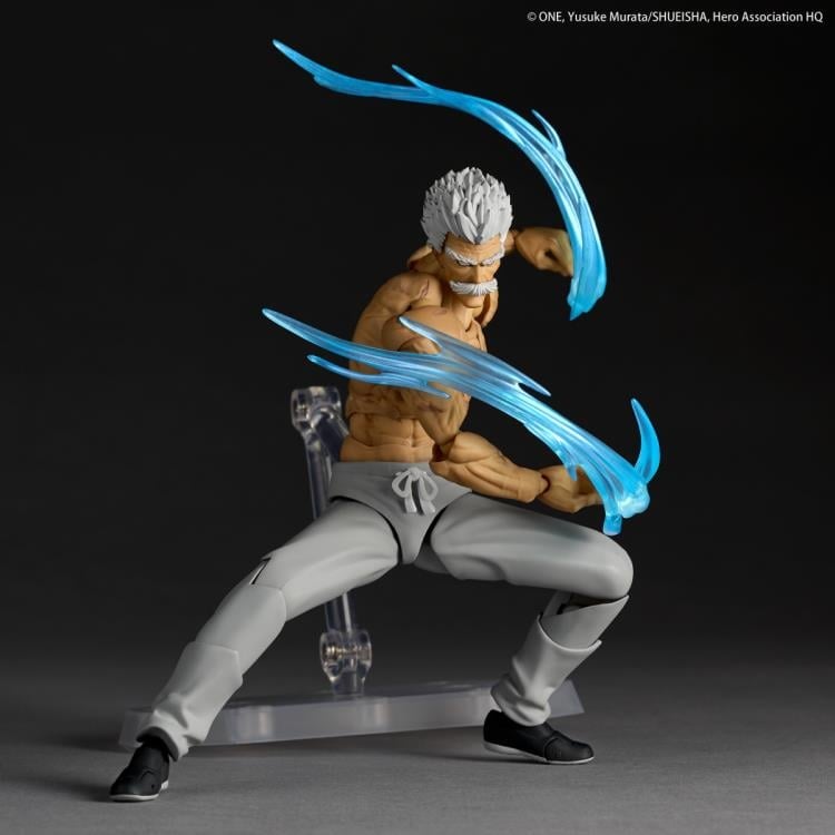 One-Punch Man Amazing Yamaguchi Revoltech NR113 Bang (Silver Fang Ver.) Action Figure Gallery Image 11