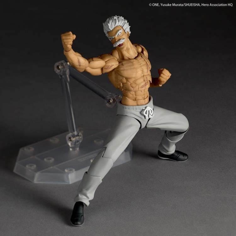 One-Punch Man Amazing Yamaguchi Revoltech NR113 Bang (Silver Fang Ver.) Action Figure Gallery Image 14