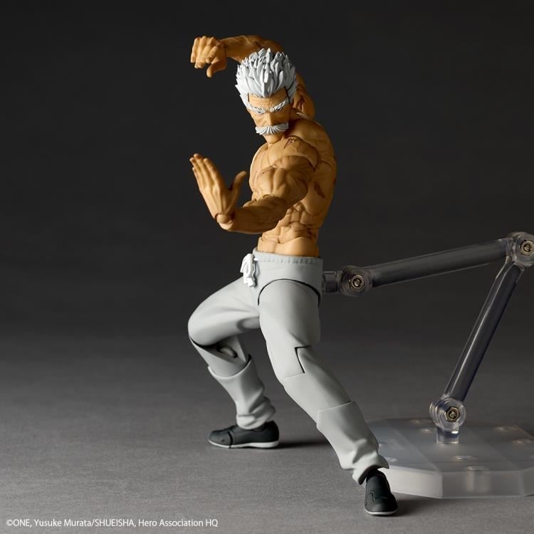 One-Punch Man Amazing Yamaguchi Revoltech NR113 Bang (Silver Fang Ver.) Action Figure Gallery Image 4