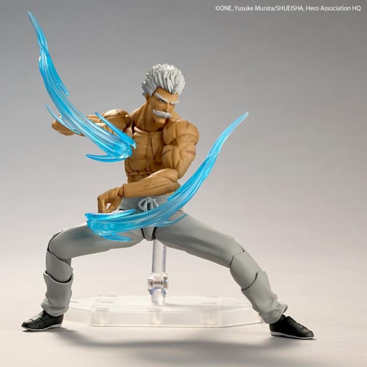 One-Punch Man Amazing Yamaguchi Revoltech NR113 Bang (Silver Fang Ver.) Action Figure Gallery Image 16