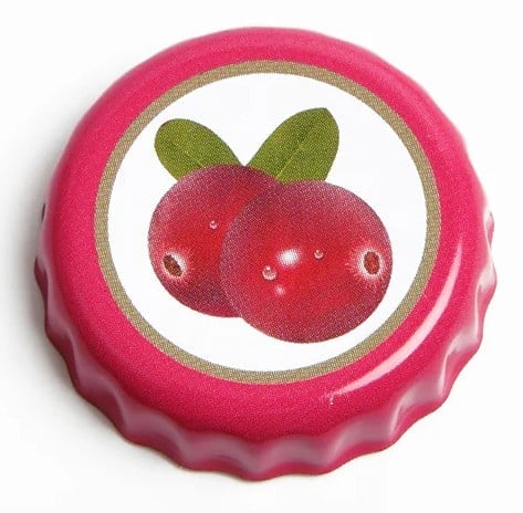 Fallout Nuka-Cola Cranberry Glass Bottle with Collectible Caps Gallery Image 6