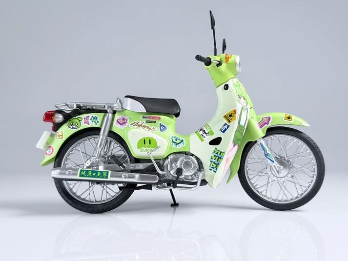 Tohoku Zunko Project Honda Super Cub (Zundamon Edition) 1/12 Scale