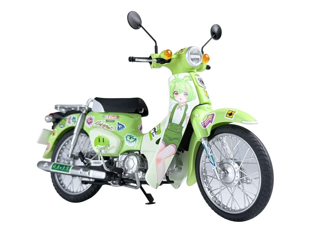 Tohoku Zunko Project Honda Super Cub (Zundamon Edition) 1/12 Scale