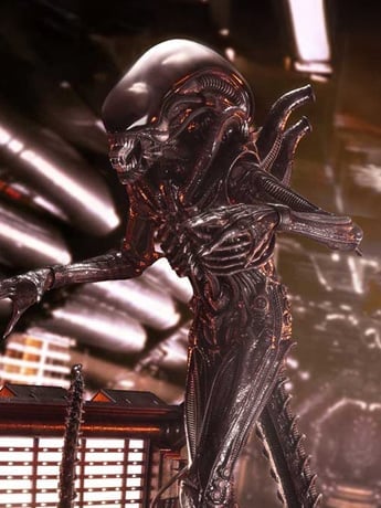 Alien Museum Masterline XL Big Chap Xenomorph (Deluxe Ver.) 1/3 Scale Statue Gallery Image 2
