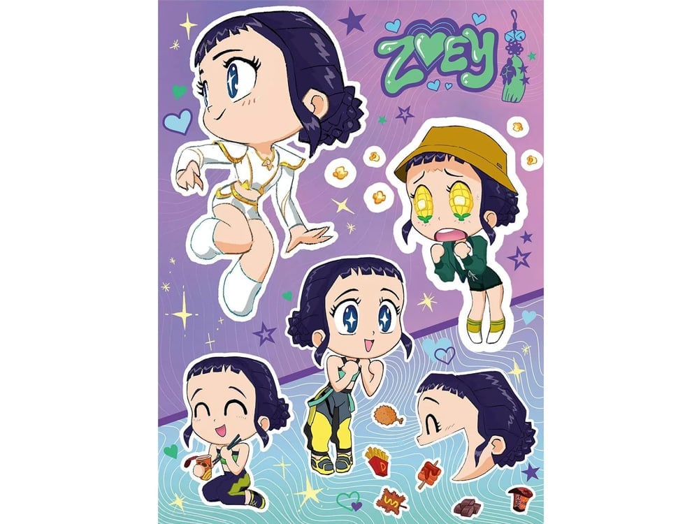 KPop Demon Hunters Zoey Ramen Cup 100-Piece Jigsaw Puzzle