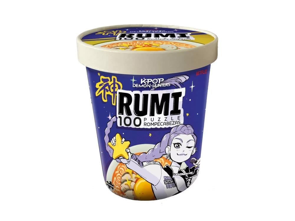KPop Demon Hunters Rumi Ramen Cup 100-Piece Jigsaw Puzzle