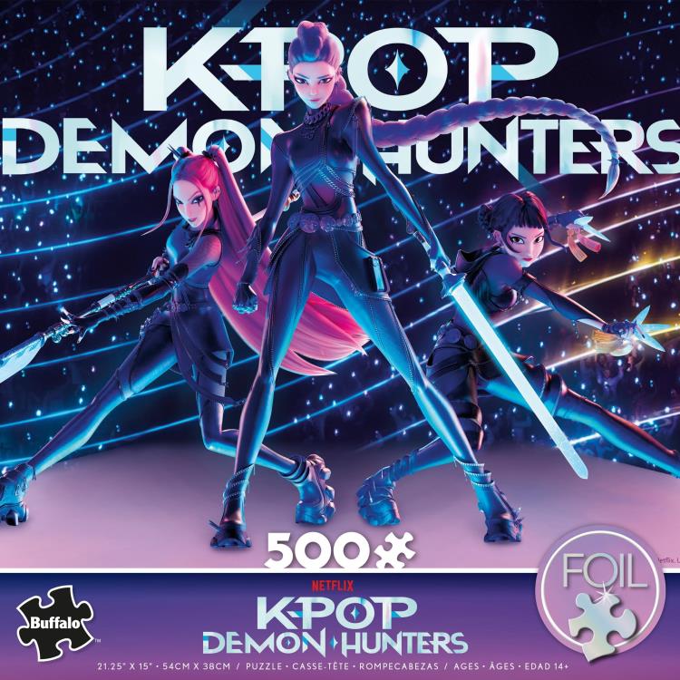 KPop Demon Hunters Huntr/x Battle Foil 500-Piece Jigsaw Puzzle Gallery Image 4