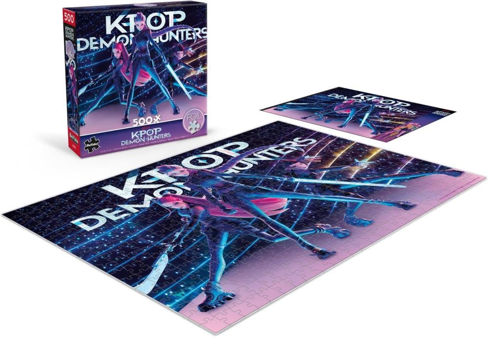 KPop Demon Hunters Huntr/x Battle Foil 500-Piece Jigsaw Puzzle Gallery Image 6