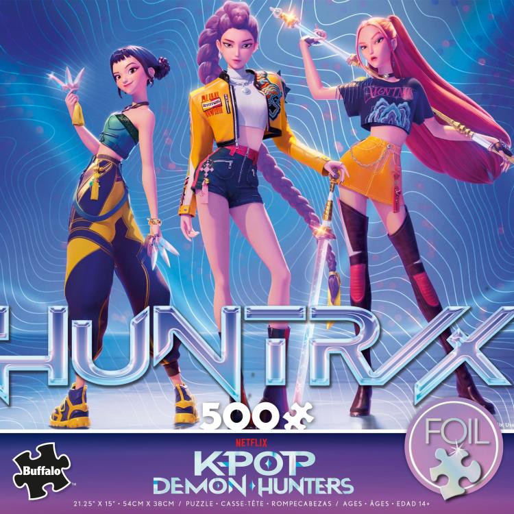 KPop Demon Hunters Huntr/x Foil 500-Piece Jigsaw Puzzle Gallery Image 4