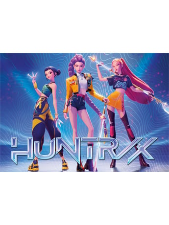 KPop Demon Hunters Huntr/x Foil 500-Piece Jigsaw Puzzle Gallery Image 2