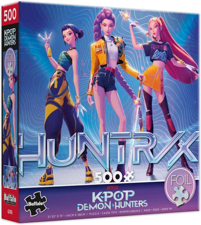 KPop Demon Hunters Huntr/x Foil 500-Piece Jigsaw Puzzle Gallery Image 5