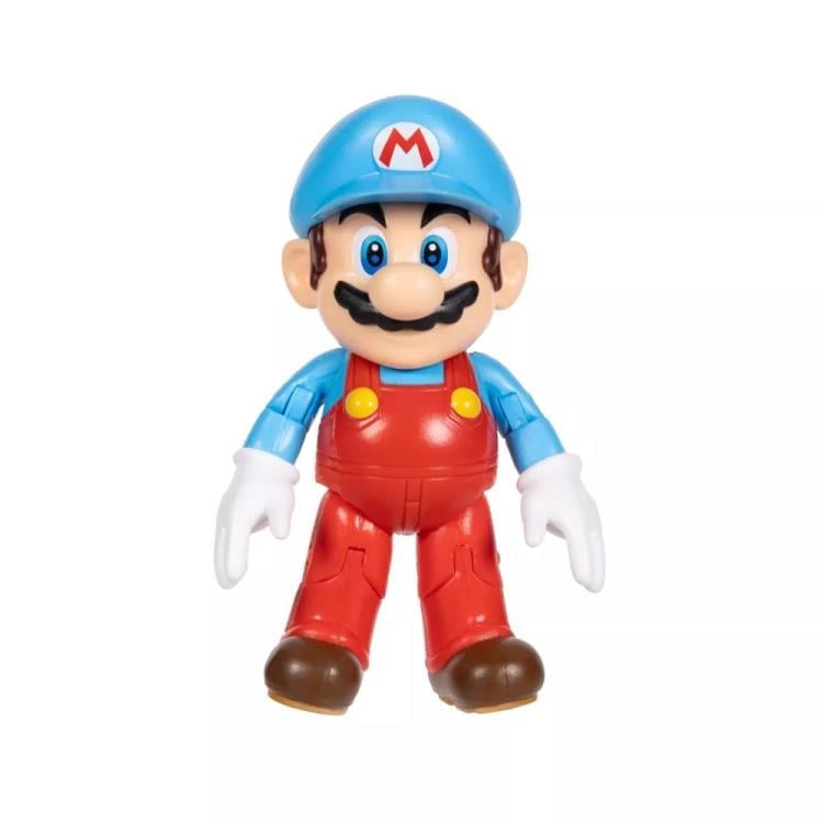 World of Nintendo Ice Mario with Ice Flower 4-Inch Scale Action Figure Gallery Image 4