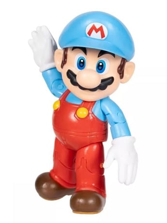 World of Nintendo Ice Mario with Ice Flower 4-Inch Scale Action Figure Gallery Image 2