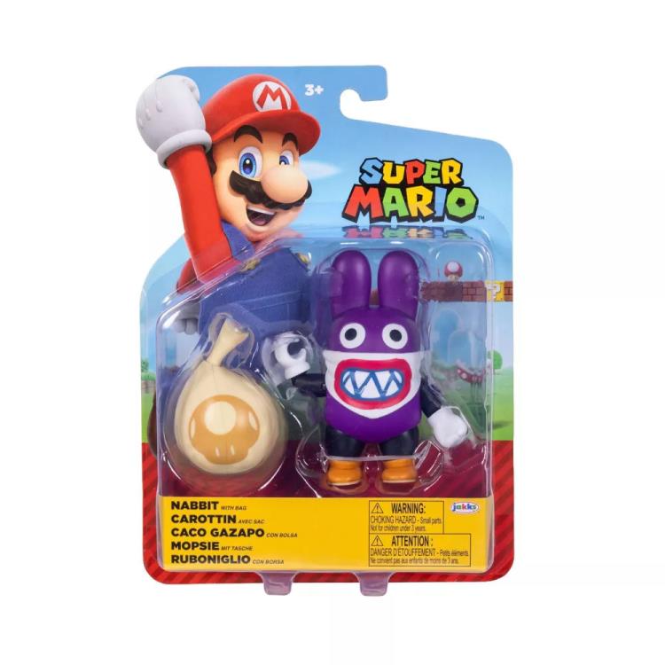 World of Nintendo Nabbit with Bag 4-Inch Scale Action Figure Gallery Image 6