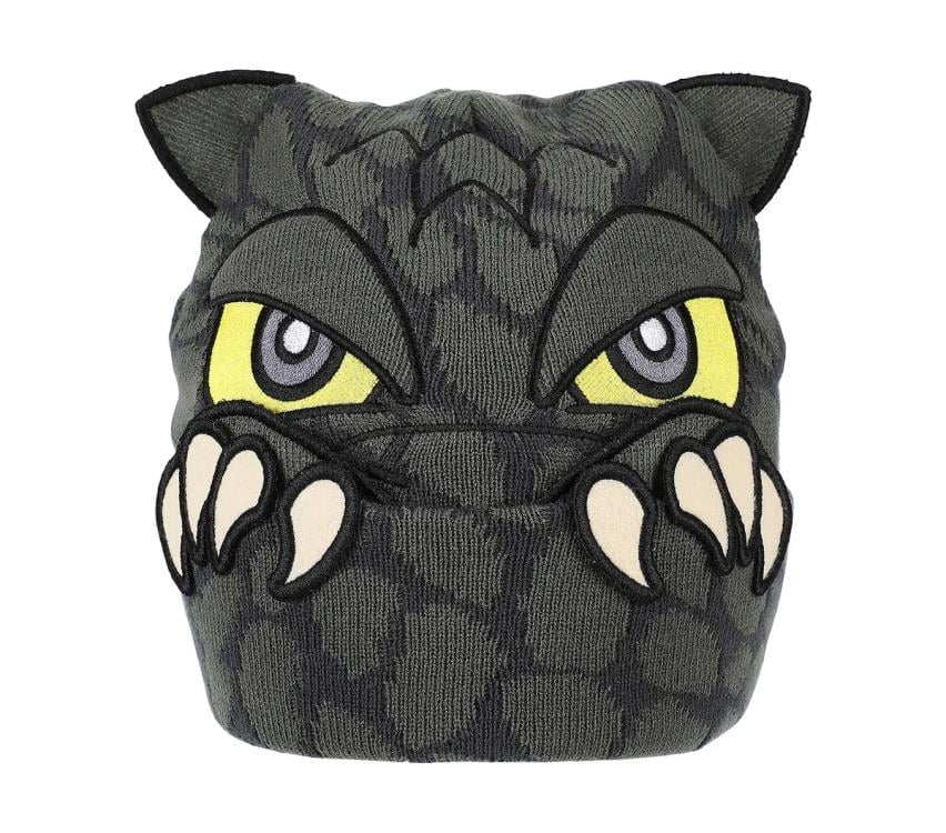Godzilla Peekaboo Claws Gray Cuff Beanie
